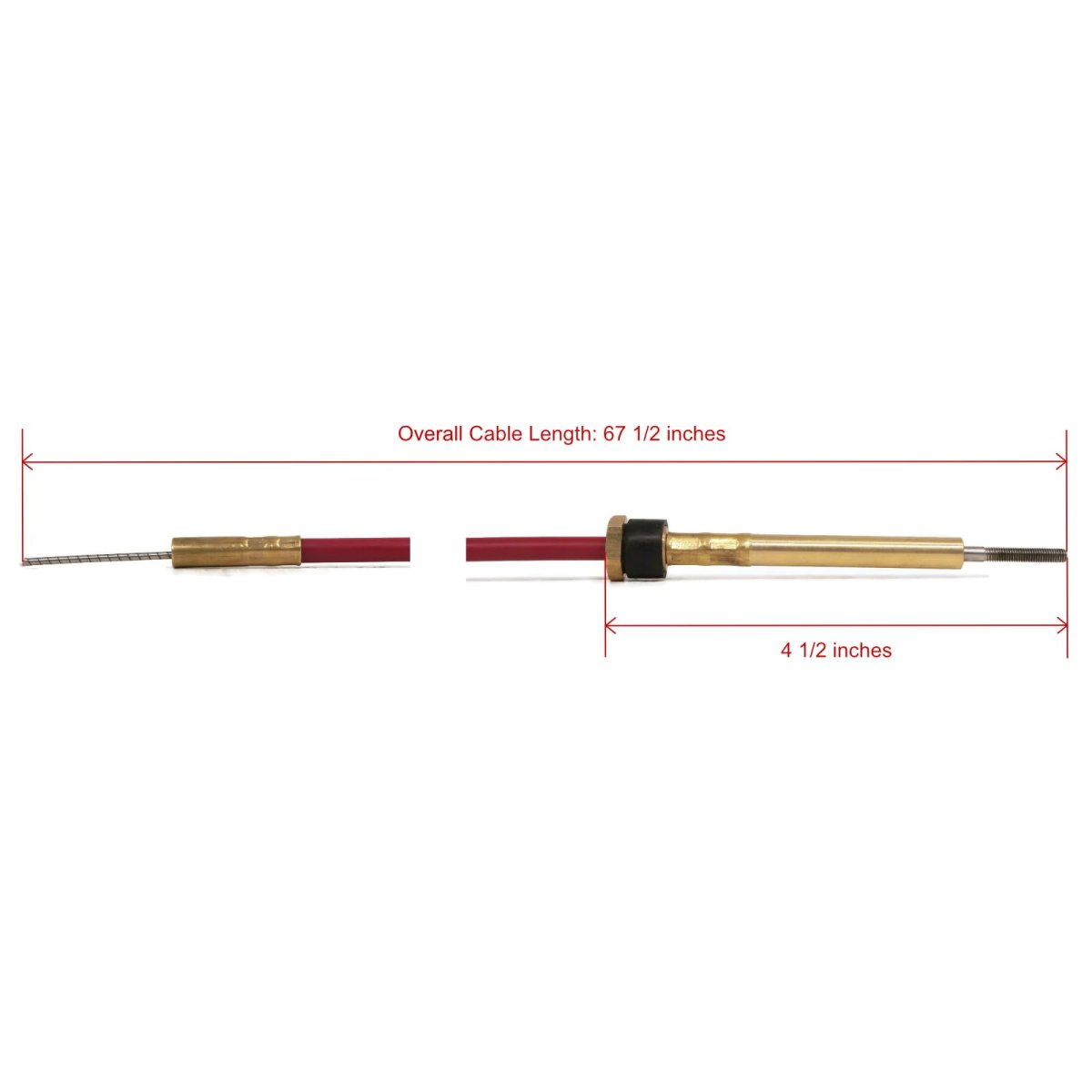 The Rop Shop Shift Cable Kit For 1986-1993 Omc Cobra Sterndrive Engine Non Alpha Gen Ii Model