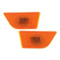 Front Side Marker Light Pair For Ford Maverick 2022 2023 2024 2025 Amber Lens Abs Plastic Housing Snap In With Bulbs Fo2550149 