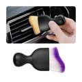Car Interior Detailing Brush Soft Curved Auto Cleaning For Dashboard Air Conditioner Vents Leather And Plastic Scratch Free 
