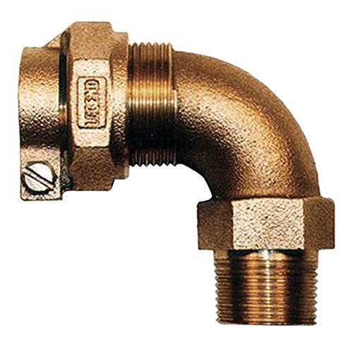 Legend Valve And Fitting 313-330nl T-4410 No Lead Copper Tube Size Pack Joint X Male Iron Pipe Water Service Elbow 1 3 4