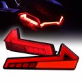 True Mods Led Tail Brake Light For 2017-2022 Polaris Rzr Xp 1000 Turbo Thunder Design Dot-rated F1-blinker Sportsman 570 850 