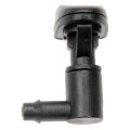 Windshield Washer Nozzle For Mitsubishi Eclipse 1999 25 Black Plastic Snap On 0 10 In Hose Port 0 63 Mounting Hole Mr300201 