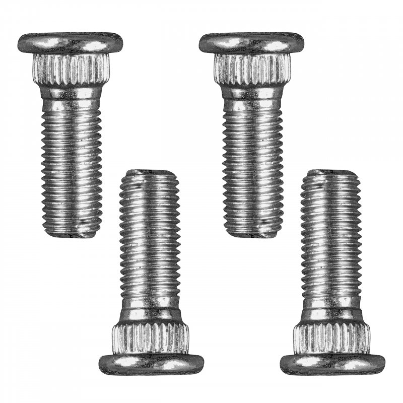 Caltric 4 Front Wheel Hub Stud Bolt For Yamaha 90114-10014-00 90114-10010-00