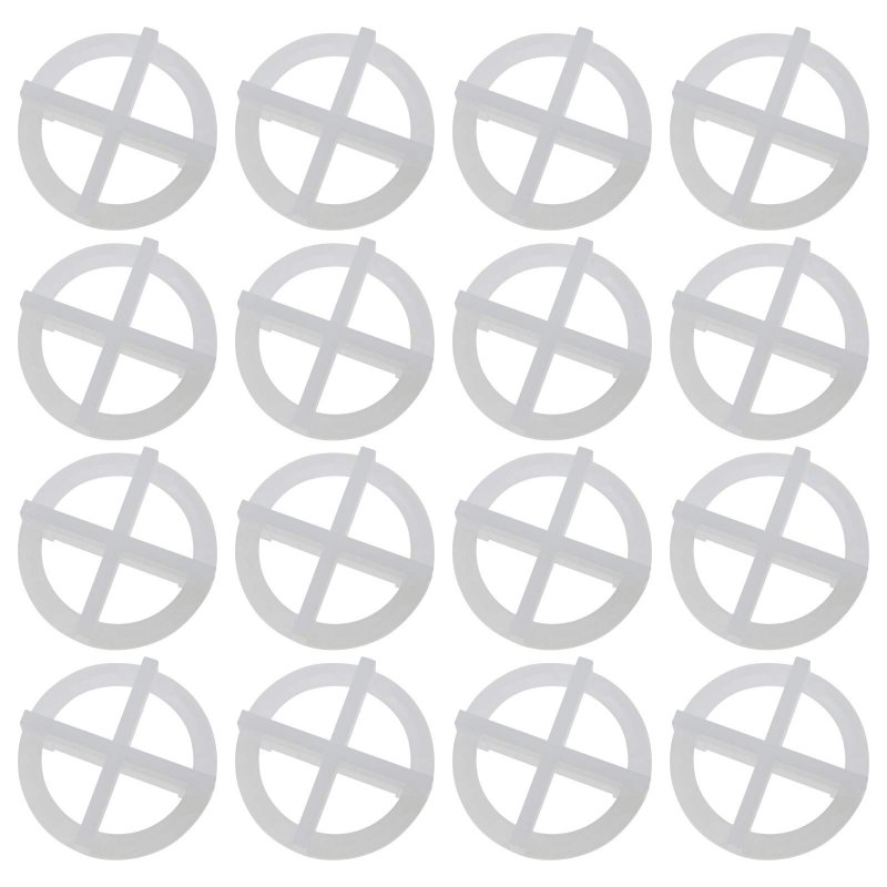 Micro Traders 200pcs 2mm Reusable Cross Tile Leveling System Spacer Plastic Clips Removable Tiling Tools For Spacing Of Floor