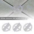 Micro Traders 200pcs 2mm Reusable Cross Tile Leveling System Spacer Plastic Clips Removable Tiling Tools For Spacing Of Floor