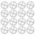 Micro Traders 200pcs 2mm Reusable Cross Tile Leveling System Spacer Plastic Clips Removable Tiling Tools For Spacing Of Floor 