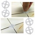 Micro Traders 200pcs 2mm Reusable Cross Tile Leveling System Spacer Plastic Clips Removable Tiling Tools For Spacing Of Floor