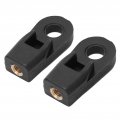 Outboard Control Box Cable End Connector Pack Of 2 Abs Copper Motor 67275-95600 Replacement Part Fit For Suzuki 3300c Black