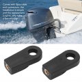 Outboard Control Box Cable End Connector Pack Of 2 Abs Copper Motor 67275-95600 Replacement Part Fit For Suzuki 3300c Black