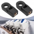 Outboard Control Box Cable End Connector Pack Of 2 Abs Copper Motor 67275-95600 Replacement Part Fit For Suzuki 3300c Black
