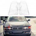Qiilu Headlight Headlamp Lense Clear Cover For E38 728i 730i 735i 740i 1999-2001 Lens Left Right Side
