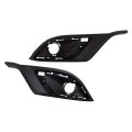 Fog Light Trim Pair For Dodge Durango 2014 To 2020 Front Driver And Passenger Side Primed Plastic Replaces Ch1038164 Ch1039164 
