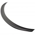 Aintier 1pc Carbon Fiber Spoiler Wing Compatible For 2016-2019 Mercedes-benz Glc Coupe Glossy Black Rear Trunk Tail