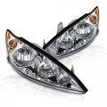 Instyleparts Clear Lens Headlights With Chrome Housing Made For And Camry 