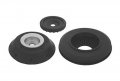 Sm5685 Strut Mount Kit Black Rubber Suspension Component With Bearings And Matched Grade Studs Nuts 