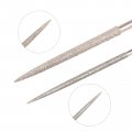 Uxcell 2mm X 100mm 3mm 140mm Round Diamond Needle File 150 Grit Set Of 7 Pcs