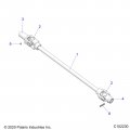 Polaris Atv Slip Yoke W Fitting Genuine Oem Part Qty 1