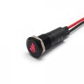 Alpinetech Plb12ms 12mm 1 2 12v Led Metal Signal Indicator Pilot Dash Light Seat Belt Warning 