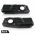 G-plus Front Bumper Fog Light Covers Grille Bezel Pair Compatible With Audi Q5 8r Mk1 2013 2014 2015 2016 2017 Au1038123