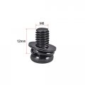 Uxcell M6 X 12mm Carbon Steel Phillips Pan Head Machine Screws Bolts Combine With Spring Washer And Plain Washers 20pcs
