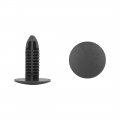 X Autohaux 40pcs 7mm Hole Dia Plastic Bolt Rivets Fasteners Bumper Retainer Clips Black For Toyota