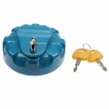 Fridayparts Fuel Cap With 2 Keys 2246u260f1 2444r1047 Compatible For Kobelco Sk200-8 Sk210-8 Sk250-8 Sk260-8 Sk330-8