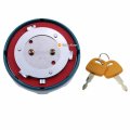 Fridayparts Fuel Cap With 2 Keys 2246u260f1 2444r1047 Compatible For Kobelco Sk200-8 Sk210-8 Sk250-8 Sk260-8 Sk330-8