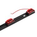 Partsam Red Clearance Id Bar Marker Light 3 9 Led Trailer Sealed Stainless Steel