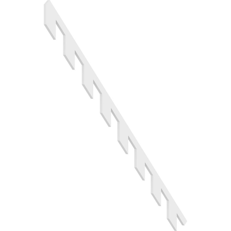 Ekena Millwork Denp06pr1312fay00 Pvc Dentil Trim White