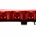 Tresound For 2000-2006 Chevy Suburban Tahoe Gmc Yukon 3rd Third Brake Light High Mount Stop Lamp Chrome Housing Red Lens