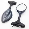 Smt Group Raindrop Shape Carbon Mirror For Kawasaki Ninja 500 Zx6r Zx7r Zx9r Zx 10r 12r 14r 636 Ducati Monster