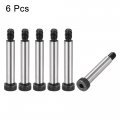 Uxcell Alloy Steel Hexagon Socket Head Shoulder Screws Bolts 2 Length 3 8 Dia 5 16-18 Thread 6pcs
