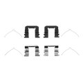 Disc Brake Hardware Set Front For Kia Optima 2001 2002 Standard Style Black Replacement Part Alx-pau-df-340-03002-cla4