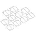 Air Compressor Cylinder Head Gasket 10pcs Aluminum Sealing Plate Replacement For 65mm Diameter