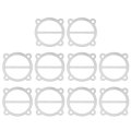 Air Compressor Cylinder Head Gasket 10pcs Aluminum Sealing Plate Replacement For 65mm Diameter