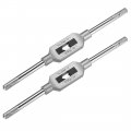 Uxcell Adjustable Tap Wrench Handle For Metric M4-m12 W5 32-1 2s Thread Tap Holder Reamer Hand Tapping Tool Machinist Repair