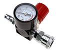 Air Compressor 1 4 Pressure Regulator Gauge 140psi Control Valve 