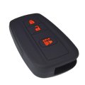 Silicone Sport Racing Stripes  Trimed Key Fob Cover For Toyota Trd 4runner Corolla Gr Rav4 Highlander Performance 3 Buttons
