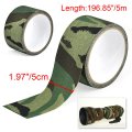 Homeemoh 5cm X 5m Self Adhesive Protective Camouflage Tape Camo Wrap Waterproof Stretch Bandage Stealth Duct For Outdoor