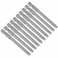 Uxcell 10 Pcs H4 Magnetic Hex Head Screwdriver Bits 1 4 Inch Shank 2 95-inch Length S2 Power Tools