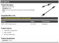 Cv Axle Shaft Set Of 2 Compatible With003-2007 Honda Accord 2 4l 4-cylinder Automatic Transmission