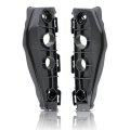 Front Bumper Support Brackets 52115-02170 52116-02170 For Toyota Corolla 2009-2013 2 Piece Set Driver And Passenger Side Black 