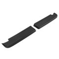 Hecasa Rear Bumper Step Pads For 1994-2002 Dodge Ram 1500 2500 3500 Fleetside Styleside Pp Plastic Heavy Duty Black