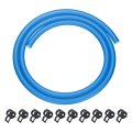 3 Feet Fuel Line Hose 16 Inch 5mm Id Silicone With 10pcs Clamps Petrol Gas Tube For Motorcycle Dirt Pit Bike Atv Snowmobile 