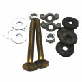 Lasco 04-3671 Toilet Tank To Bowl Solid Brass Bolts 5 16-inch By 3-inch With Rubber And Metal Round Washers Wing Hex Nuts 