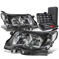 Auto Dynasty Oe Style Black Housing Clear Corner Headlight Lamps Tool Kit For Subaru Forester 09-13 
