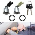 2x Door Lock Cylinder With 2 Keys Fit For 1998-2001 Mazda B2500 Truck
