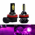 Socal-led Lighting 2x H11 H8 Led Fog Light Bulb For Powersports Advanced 3030 Smd Bright Colorful Daytime Running Drl Lamp Pink 