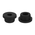 2pcs Rubber Grommets 21mm Drill Hole 12mm Id Top Hat Grommet Black Silicone Plug Gasket For Wiring Automotive 
