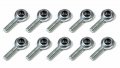 Allstar Performance All58006-10 Rod End Rh 3 8 Male Steel 10pk 